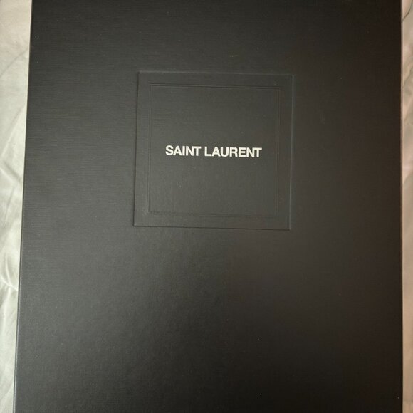 YSL lambskin black quilted shoulder bag - Picture 13 of 15